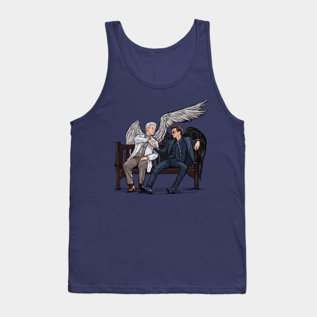 Good Omens Tank Top by Daria Popkova